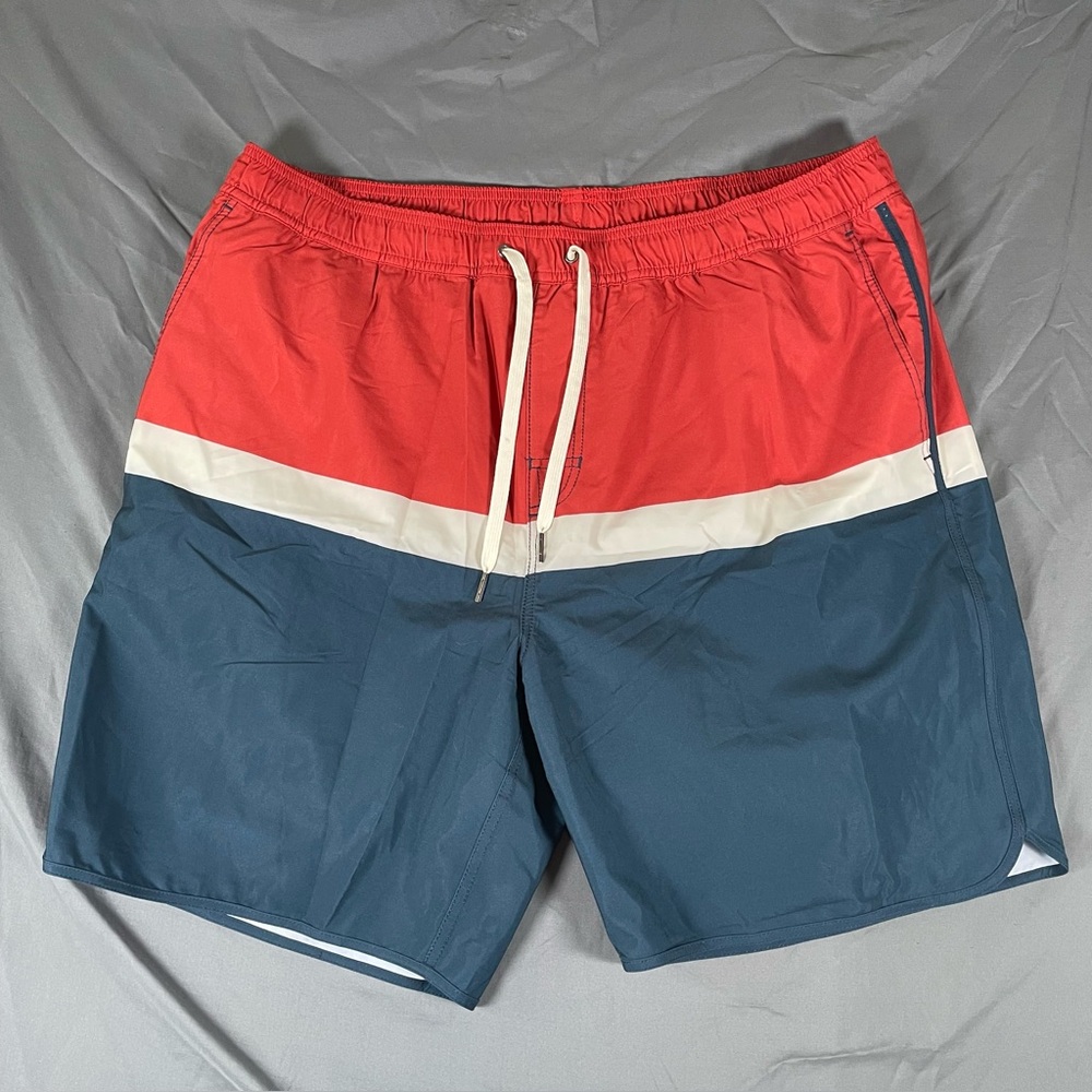 Fair Harbor Lined Shorts Men's Size XXXL (3XL) Colorblock Stretch Activewear